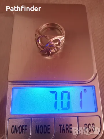 Сребърен дамски пръстен сребро 925, снимка 9 - Пръстени - 47789169