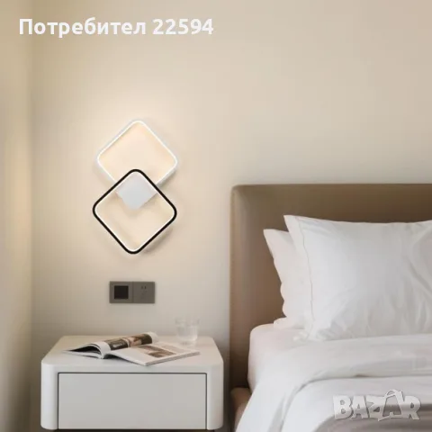 LED плафон 28 W димируем с дистанционно 3000-6500 K 50 см. - Черно/Бяло, снимка 2 - Лампи за таван - 55878164