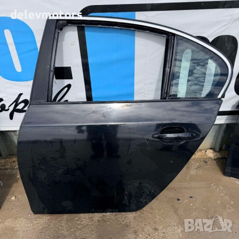 Задна лява врата черна от BMW E60, БМВ 520 Е60 2.2I