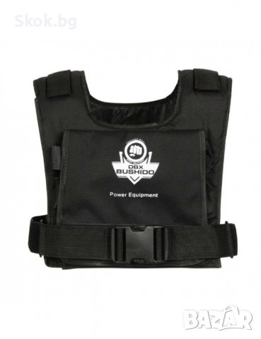 Тренировъчна жилетка с тежести DBX Bushido - 18 kg (6 х 3 kg)