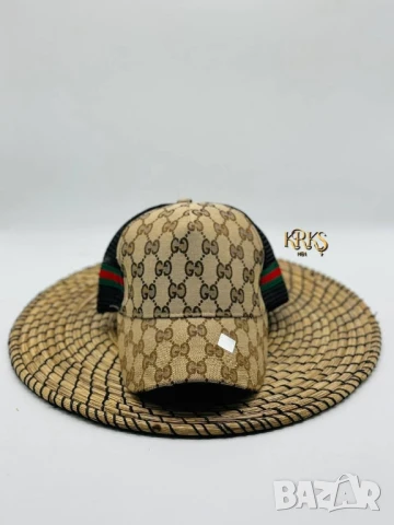 шапки с козирка louis vuitton versace gucci emporio armani , снимка 16 - Шапки - 51026216