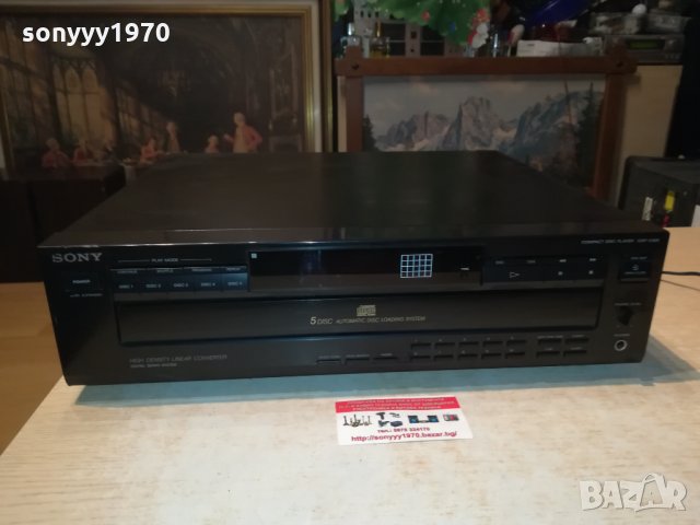 sony cdp-c425 cd player-made in japan 2901221934, снимка 5 - Декове - 35603645