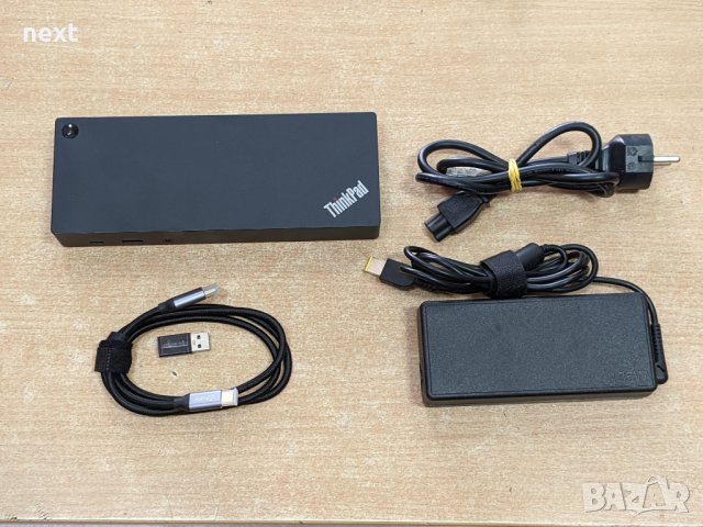 Докинг станция Lenovo ThinkPad Hybrid USB-C Dock 40AF (4К,5К) + зарядно + Гаранция