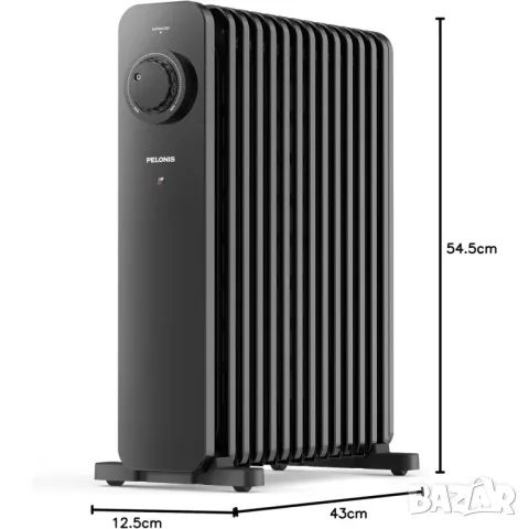 Маслен радиатор Pelonis Phoenix 13M (2500W), снимка 8 - Радиатори - 56413163