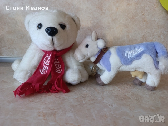 Плюшено мече Кока Кола и Крава Милка