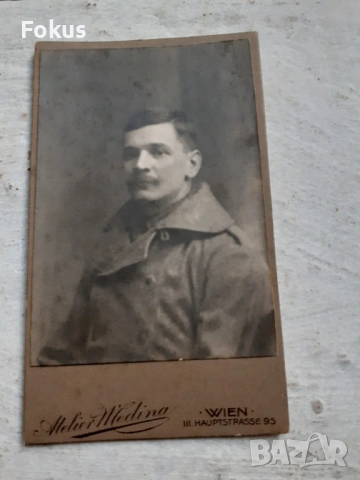 Стара снимка Австрия Виена - дебел картон