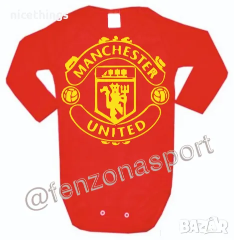 Боди на Манчестър Юнайтед, снимка 2 - Бодита за бебе - 50335949