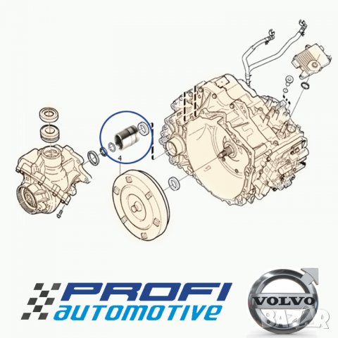 МУФА / РЪКАВ за VOLVO AWD ( 4x4 ) между раздатка и скорости, снимка 3 - Части - 31692780