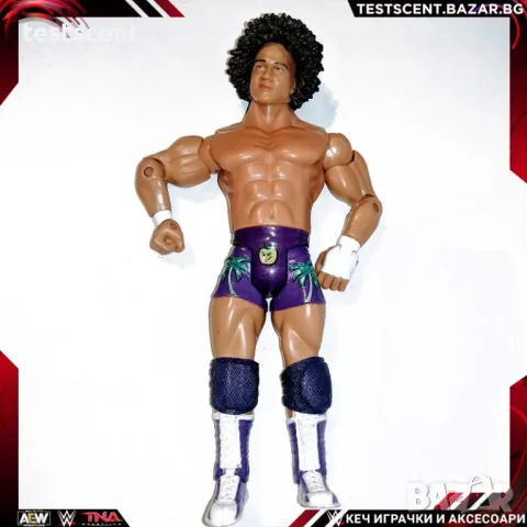 Екшън фигура WWE Carlito Карлито Basic Jakks играчка figure purple, снимка 1 - Колекции - 48363577