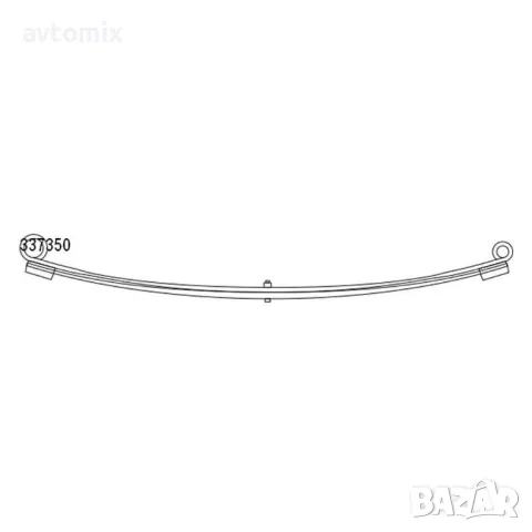 Ресьор заден за Mercedes Sprinter 3-t 1995-2006 г., (901, 902, 903) два листа, снимка 3 - Аксесоари и консумативи - 50105703