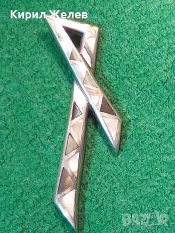 ДИЗАЙНЕРСКИ СЕДЕФЕН КРАСИВ СРЕБЪРЕН АРТ МЕДАЛЬОН СРЕБРО 925 с РЪЧНО ИНКРУСТИРАН СЕДЕФ 27212, снимка 15 - Колиета, медальони, синджири - 36817638