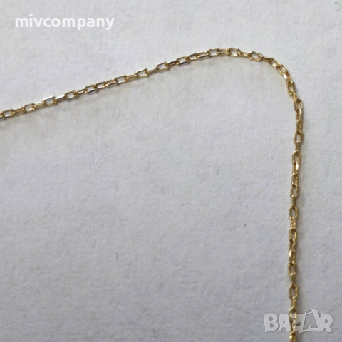Златно колие 1.16гр.48см., снимка 4 - Колиета, медальони, синджири - 54228656