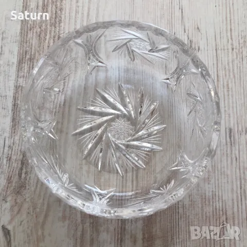 купа бонбониера от бохемски кристал, снимка 2 - Декорация за дома - 47664420
