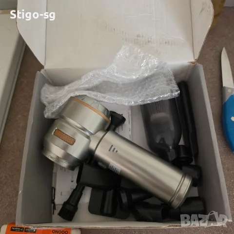 Мощна акумулаторна мини прахосмукачка и духалка 2-в-1 Wireless Vacuum ST-6659 – Пълен комплект