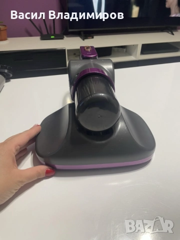 Безжична преносима прахосмукачка с голямо засмукване за отстраняване на ултравиолетови акари 3 в 1 ., снимка 7 - Прахосмукачки - 53029929