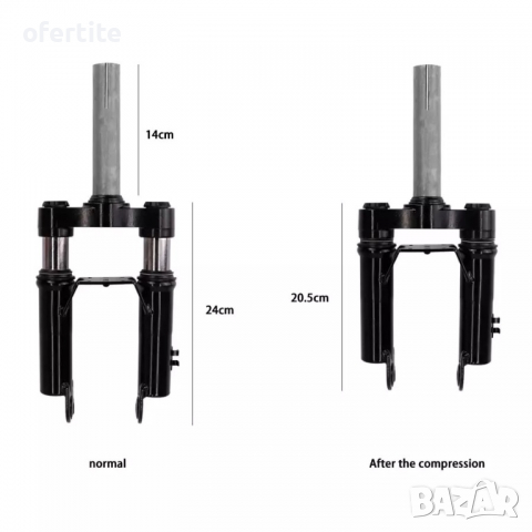 ✅ Xiaomi Mijia M365 🔝 Предна вилка, снимка 2 - Части за велосипеди - 36413161