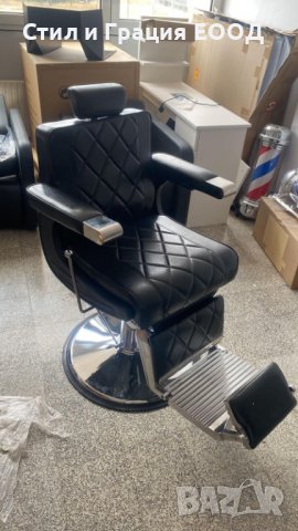 Бръснарски стол Dave, снимка 3 - Бръснарски столове - 37787805