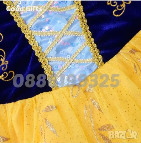 Детска рокля на Снежанка с диадема , снимка 4 - Детски рокли и поли - 43290981