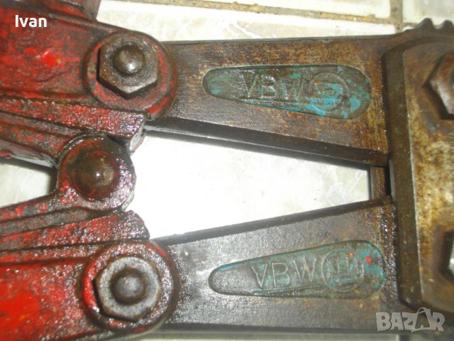 Професионална Ножица Рязане Арматура до 10 мм-Немска-630мм-ОТЛИЧНА-GERMANY-VBM 630-25"-Масивна-3,8кг, снимка 11 - Други инструменти - 40487642