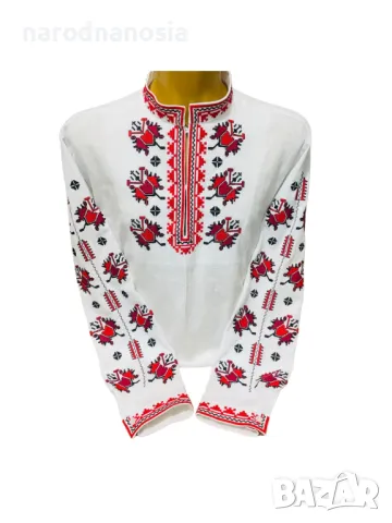 МЪЖКА РИЗА С БРОДИРАНА ШЕВИЦА - Модел 27