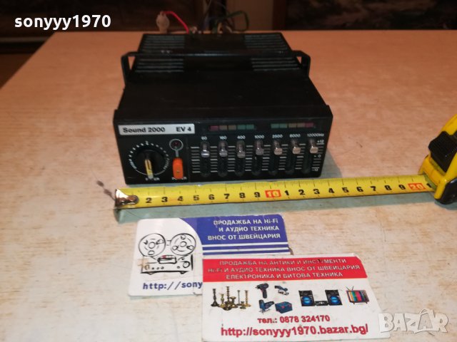 SOUND 2000 EV4-12V AMPLIFIER-MADE IN JAPAN 0512211916, снимка 5 - Ресийвъри, усилватели, смесителни пултове - 35039399