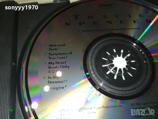 TRACIE SPENCER CD MADE IN UK 0703240834, снимка 9 - CD дискове - 44647928
