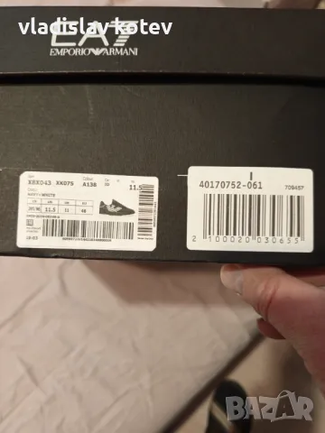 EA7 Emporio Armani сникърси , снимка 5 - Спортни обувки - 49800772