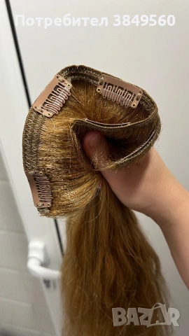 Чисто нови екстеншъни с клипси - 100% естествена славянска коса, снимка 3 - Аксесоари за коса - 53204124