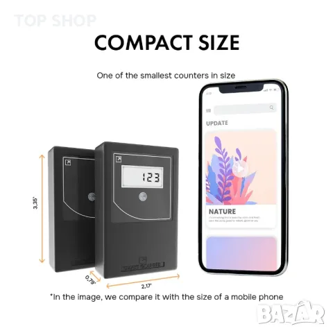 Интелигентен брояч на трафик, почасови и дневни статистики