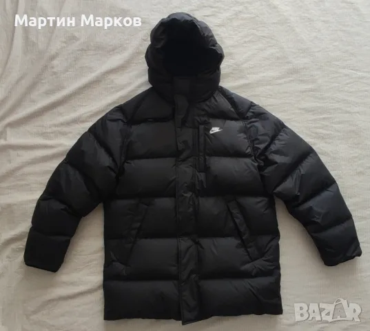 NIKE CLUB PARKA 650 Down THERMA-FIT Mens Black 