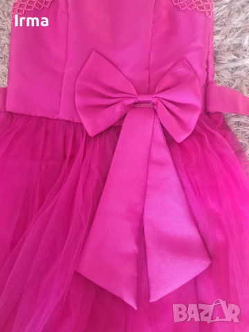 Официална рокля в цикламен цвят, снимка 3 - Рокли - 51817743