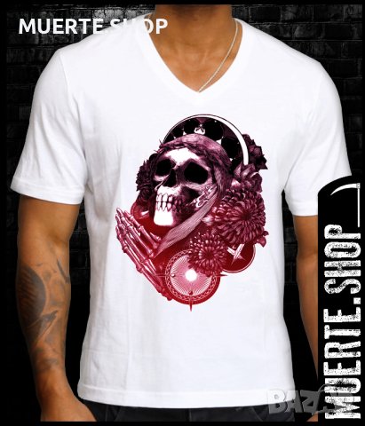 Тениска с щампа LA MUERTE PRAYER