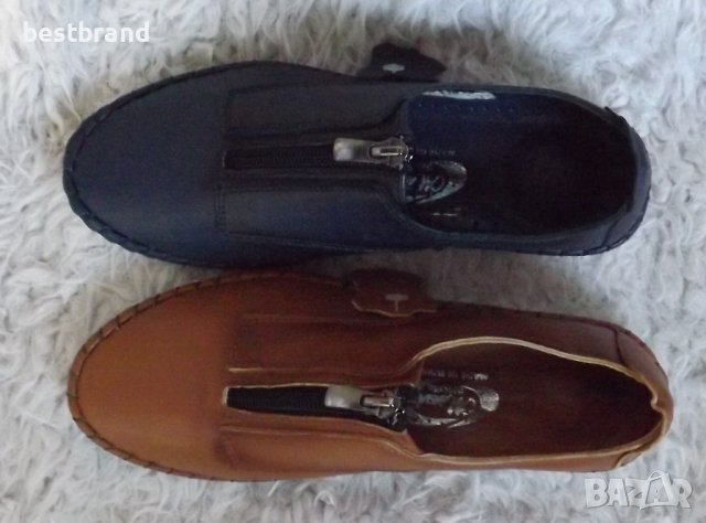 Обувки, естествена кожа, с цип, код 74/ББ1/50, снимка 6 - Дамски ежедневни обувки - 36758805