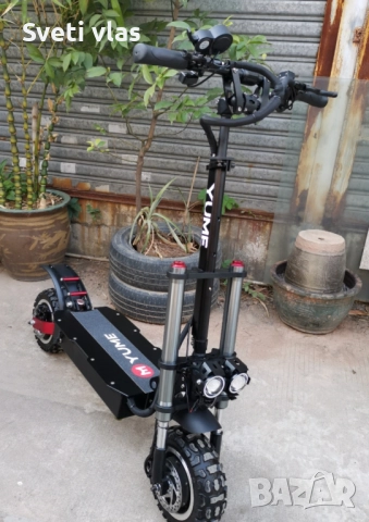 БАРТЕР 85 КМ/Ч  ПРОБЕГ 100КМ ОГРОМНА 6000W Електрическа тротинетка Duotts D88, снимка 9 - Скейтборд, ховърборд, уейвборд - 52398853