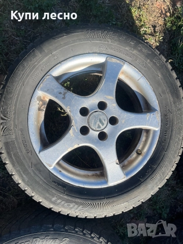 5х100 15ски голф4,бора,Ауди А3.Сеат Ибиза и др, снимка 2 - Гуми и джанти - 51860534