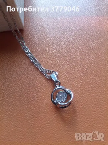 Колие с кристал , снимка 3 - Колиета, медальони, синджири - 47965197