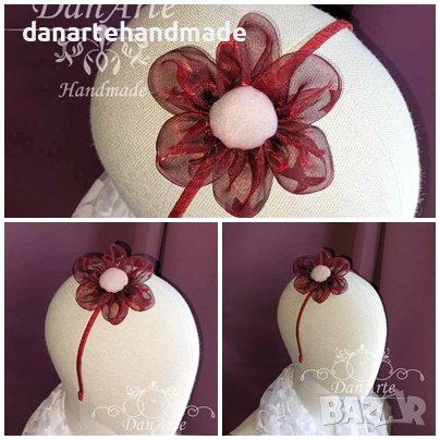 Ръчно изработени диадеми различни видове + , снимка 8 - Шноли, диадеми, ленти - 39386296