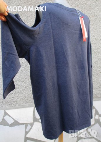 4XL  Нова блуза Sheego  голи рамене , снимка 6 - Блузи с дълъг ръкав и пуловери - 38710599