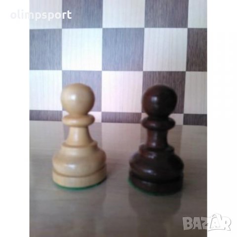 Дървени шахматни фигури Оригинални. Изработка - индийски палисандър. Дизайн Стаунтон 6, утежнени в о, снимка 6 - Шах и табла - 37591994