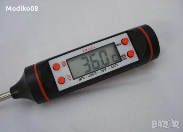 Електронен термометър за готварство, течности др., снимка 4 - Аксесоари за кухня - 29633953