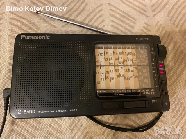 Panasonic RF B11 Stereo Radio Receiver 12 Band