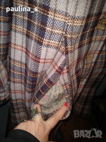 Бутикова селекция, кашмирено палто "container" / голям размер , снимка 6 - Палта, манта - 31093807