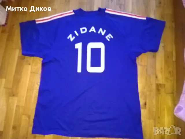 Франция футболна тениска №10 Зинедин Зидан размер ХЛ, снимка 4 - Футбол - 47677980