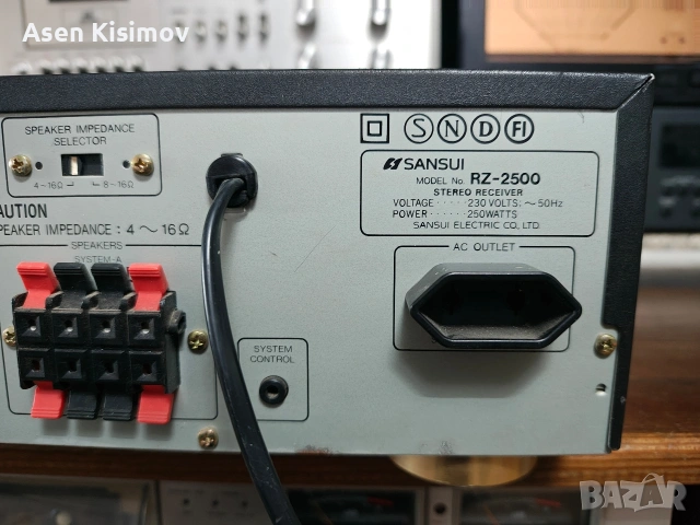 sansui rz-2500, снимка 5 - Ресийвъри, усилватели, смесителни пултове - 54194951
