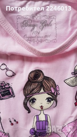 Блузки,клинчета и дънки за 3-4 годишни момиченца, снимка 2 - Детски Блузи и туники - 37036459