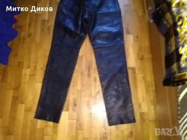 Рокерски панталон мотори-женски- CAMANCHI LEATHER LONDON размер12 естествена кожа, снимка 14 - Други спортове - 29659247