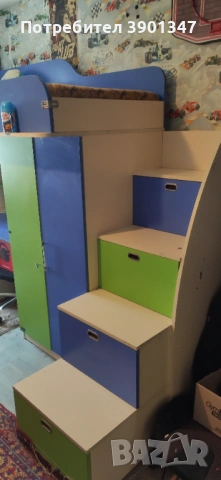 Детска секция 3 в 1, снимка 2 - Спални и легла - 54180985