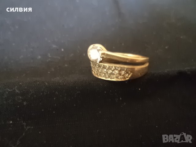 дамски златен пръстен , снимка 3 - Пръстени - 36689279