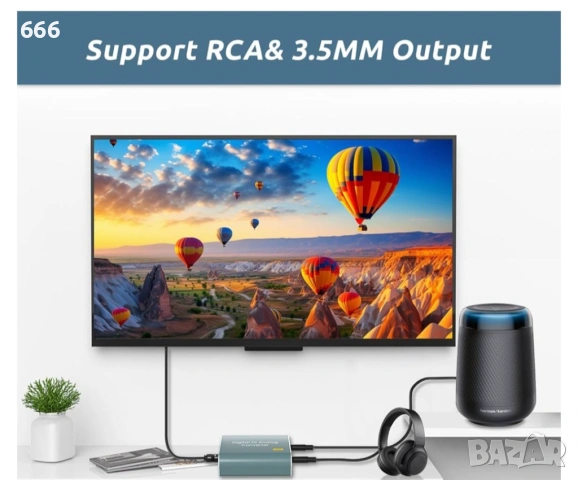 Аналогово-цифров аудио конвертор, снимка 2 - Друга електроника - 54070277