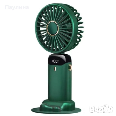 Преносим вентилатор 3 в 1, с 5 скорости и цифров дисплей, снимка 3 - Вентилатори - 51816904